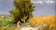 Arnold Bocklin Nymphs Bathing Spain oil painting reproduction